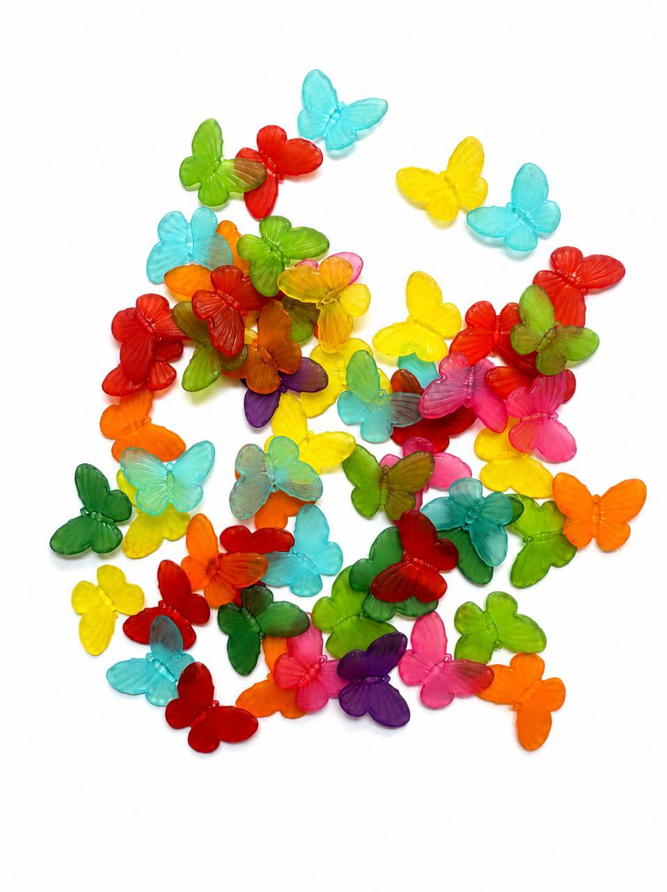 Colorful Butterfly Beads for Jewellery Making & DIY Crafts - Image 2