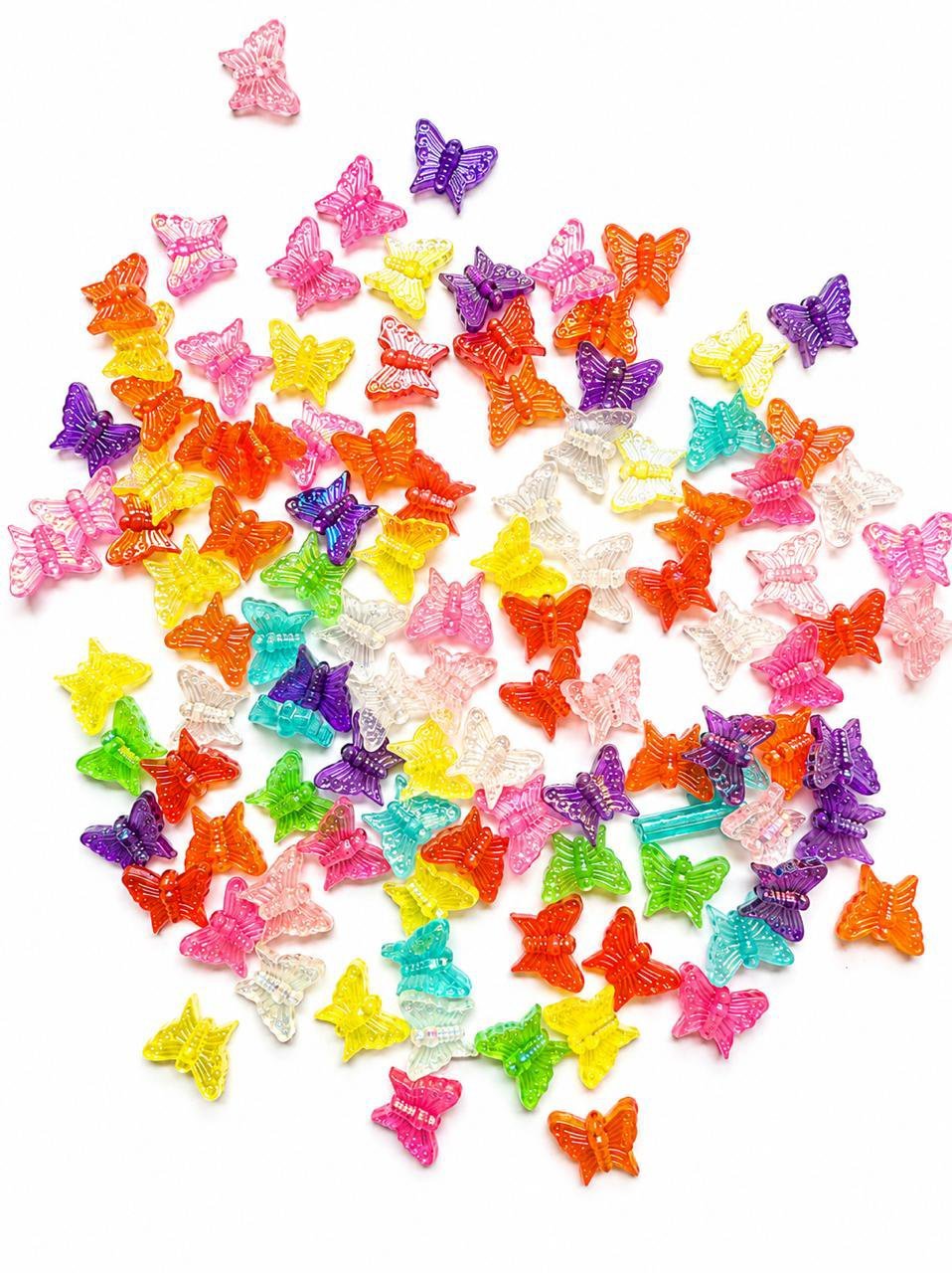 Butterfly Beads for Jewellery Making & DIY Crafts – Pack of 10