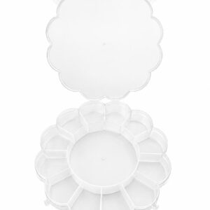 Flower Shape Multi-Purpose Storage Organizer Box | 13 Compartments Portable Beads & Jewelry Container