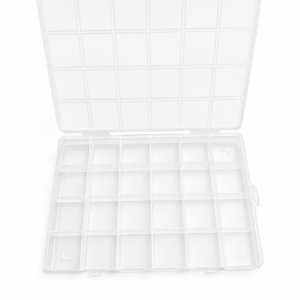 storage box Multi-Purpose Storage Organizer Box | 24 Compartments Portable Beads & Jewelry Container