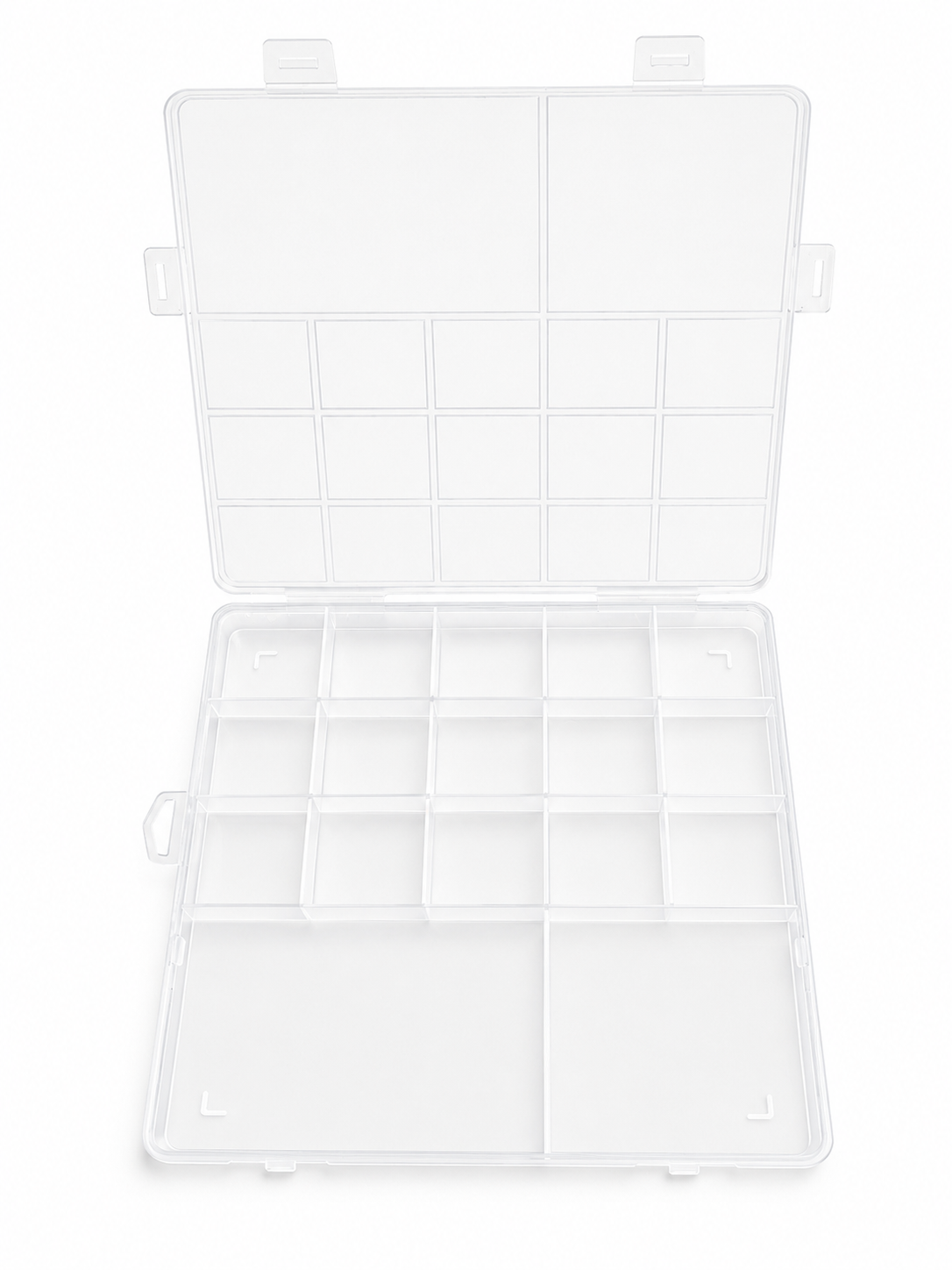 storage box Multi-Purpose Storage Organizer Box | 15+2 Compartments Portable Beads & Jewelry Container