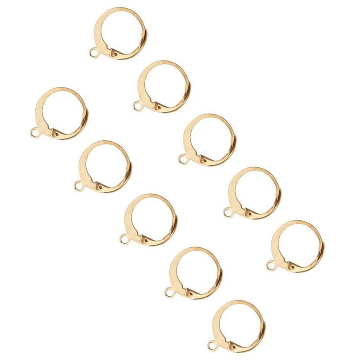 Elegant Metal Bali Hoop Rings for Jewelry Making - Image 3