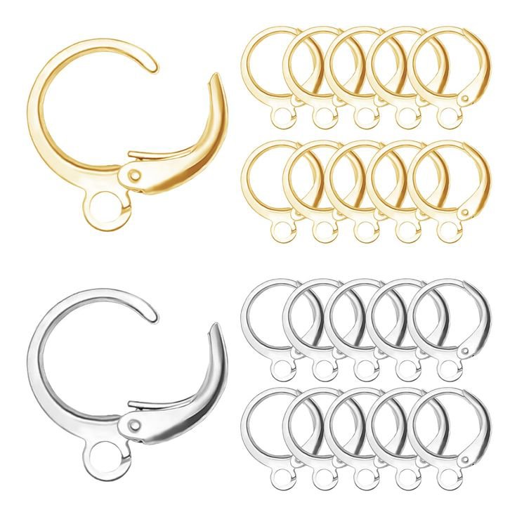 Elegant Metal Bali Hoop Rings for Jewelry Making