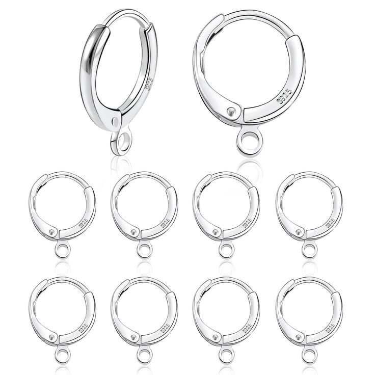 Elegant Metal Bali Hoop Rings for Jewelry Making - Image 2