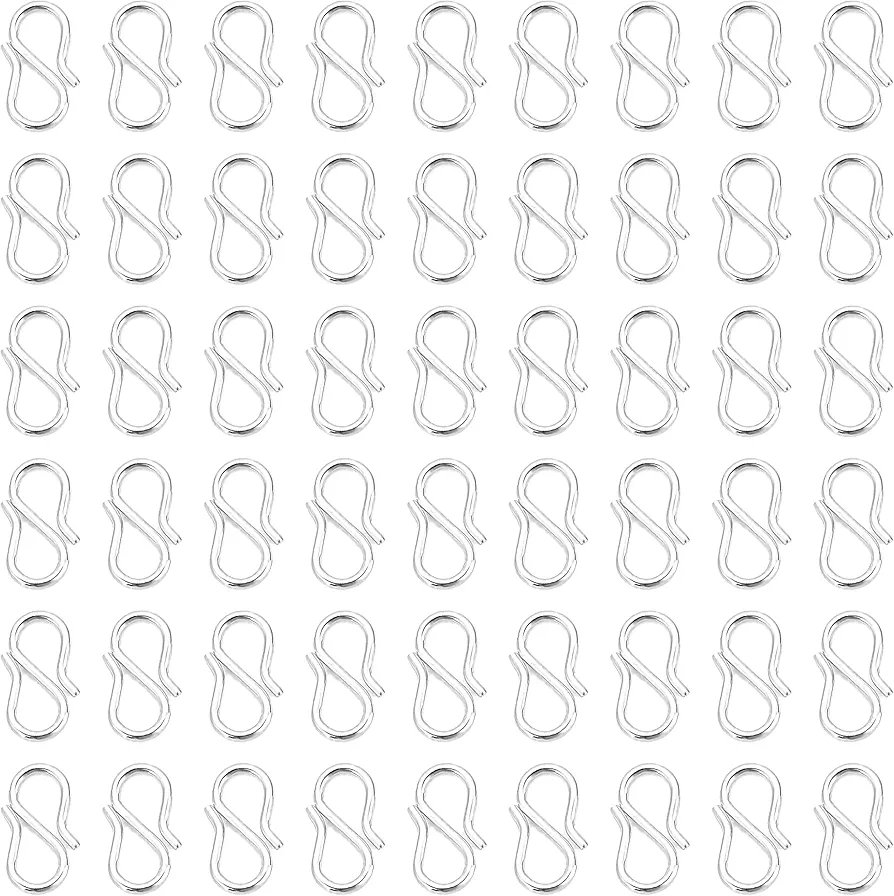 Metal S Hook Connector for Jewelry Making & Chain Linking - Image 4