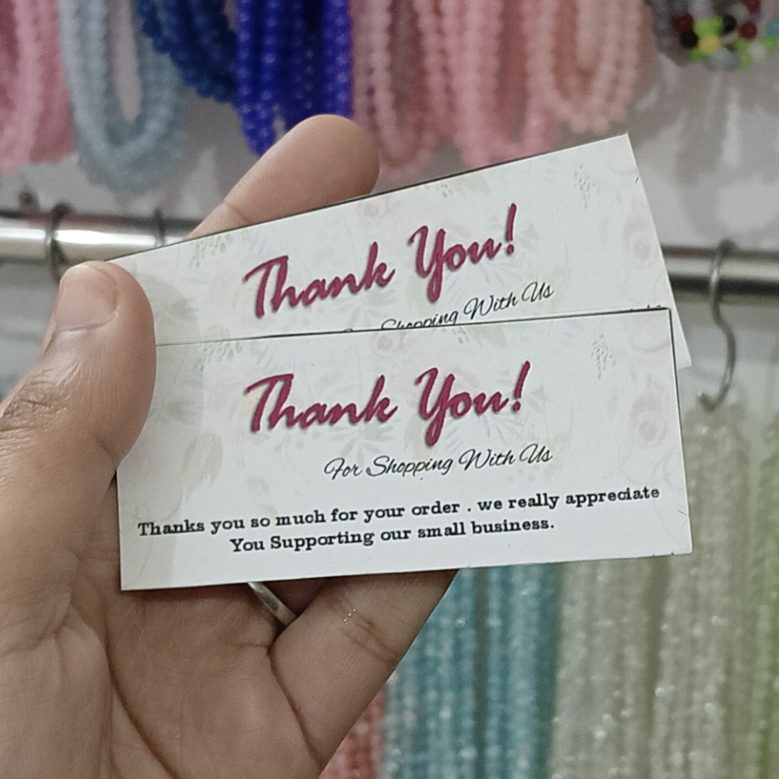 Thank You Cards for Small Business Packaging & Customer Appreciation(pack of 50 pieces ) -3 - Image 2