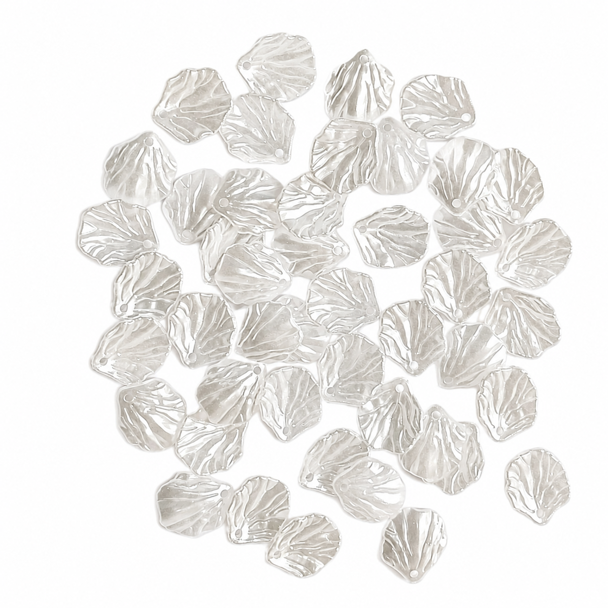 pearl Shell Shape Acrylic Charms beads