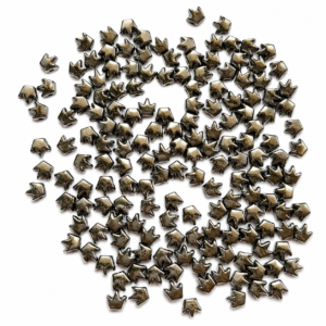 Gunmetal Crown Shape Spacer Beads for Jewelry Making