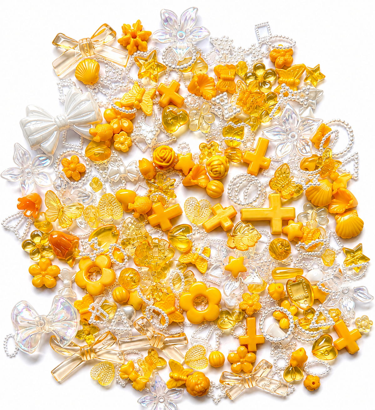 orange colour Beads Soup & DIY Charm Combo Pack Copy