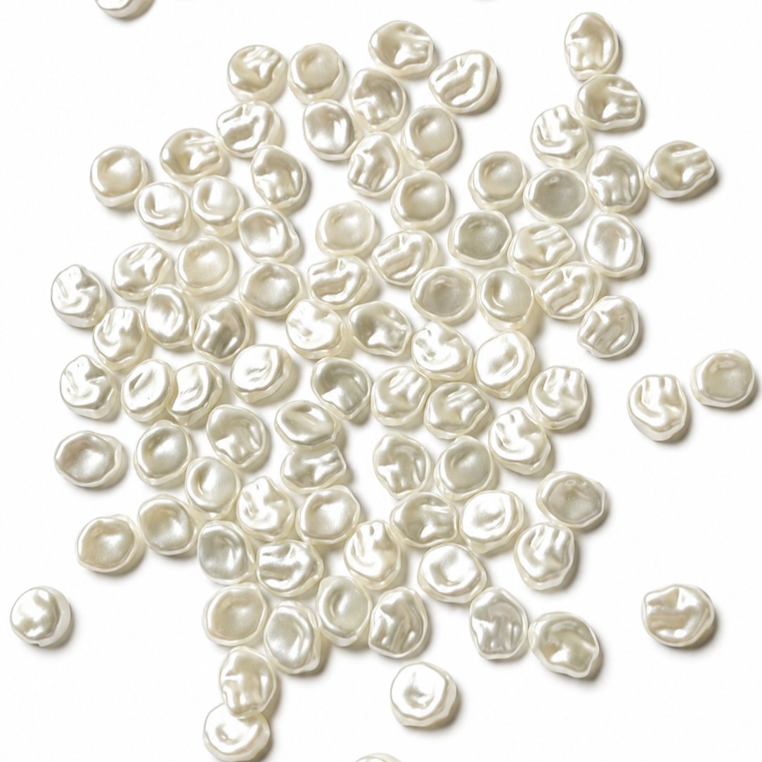 Pearl uncut Spacer Beads for Jewelry Making Copy