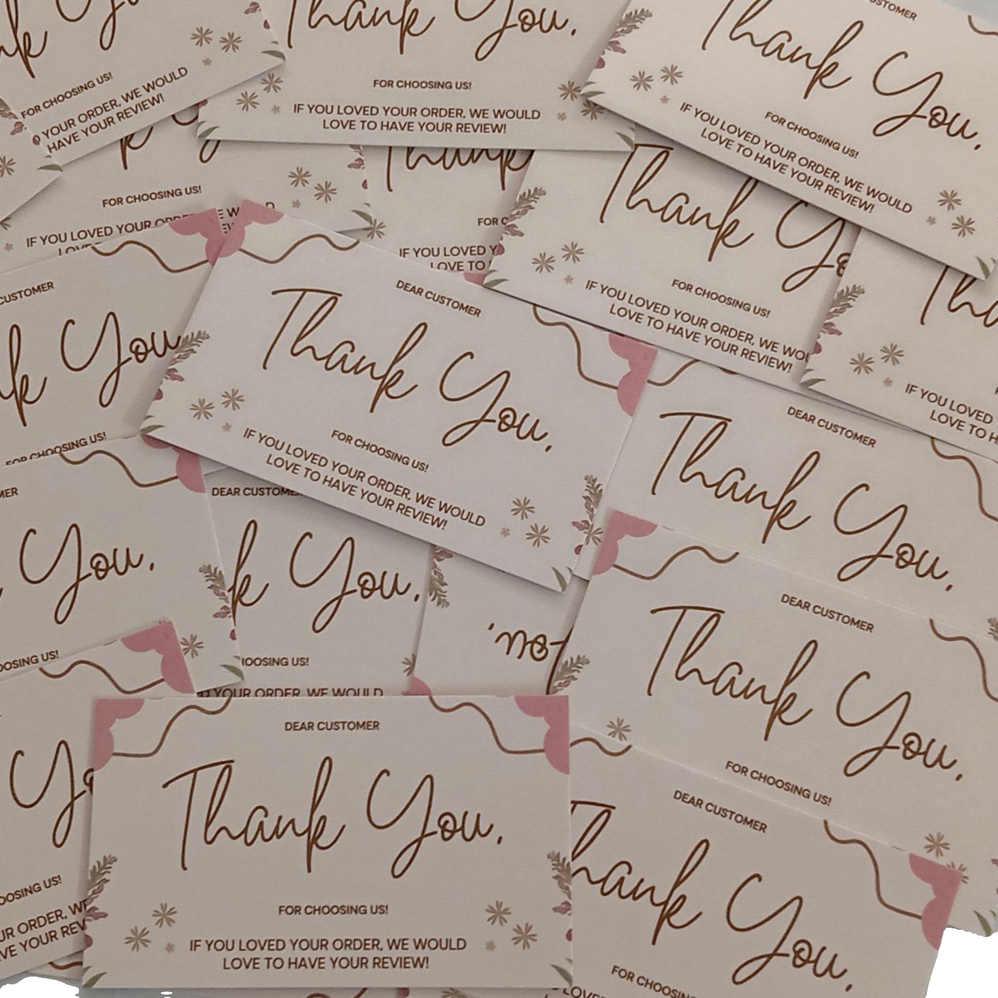 Thank You Cards for Small Business Packaging & Customer Appreciation(pack of 50 pieces ) -2
