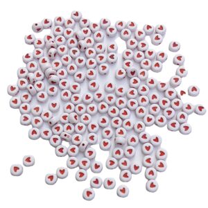 Red Heart Beads for Jewelry Making & DIY Crafts -2