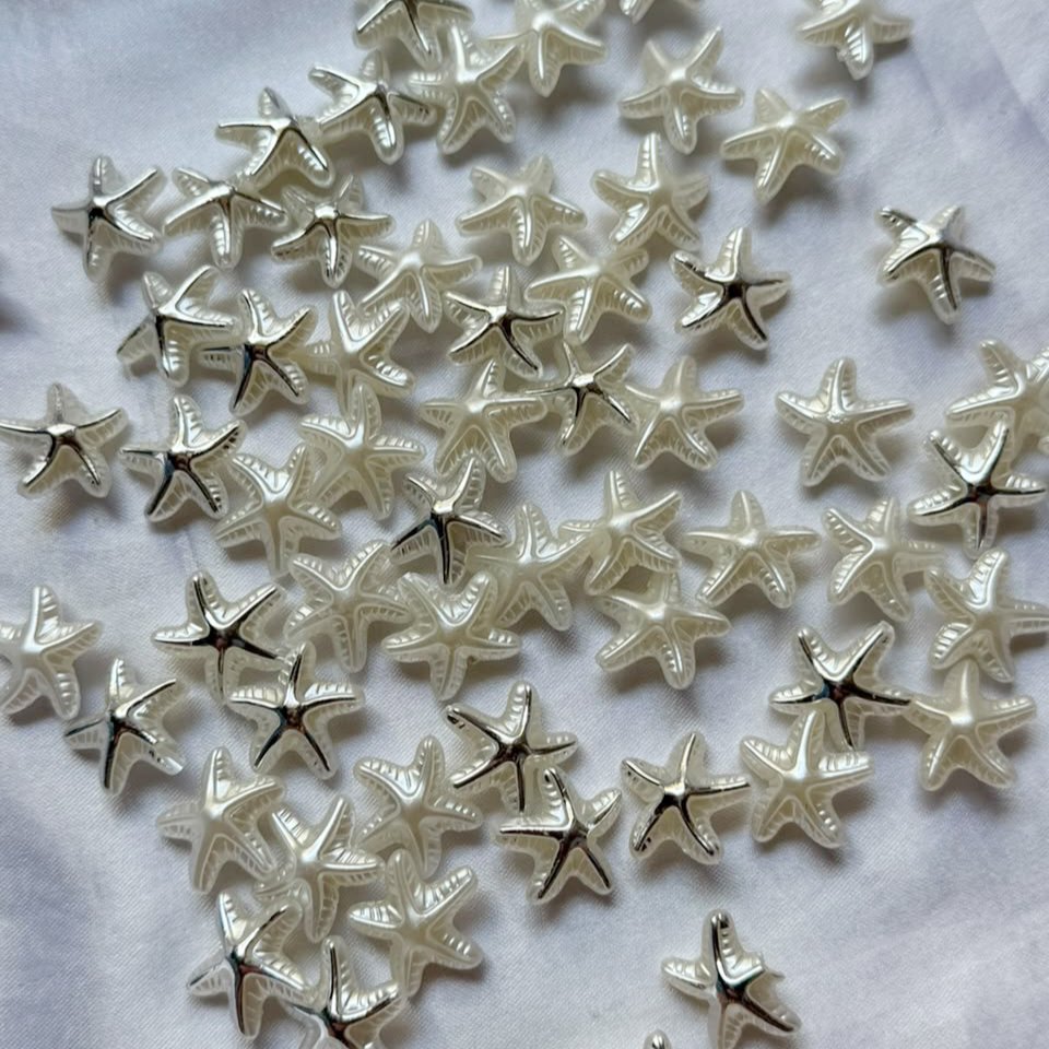 Elegant Starfish Pearl Charms - Image 2