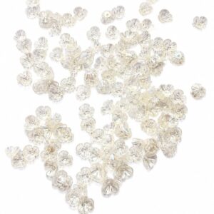 AB Crystal flower cap Acrylic Beads for Jewellery Making
