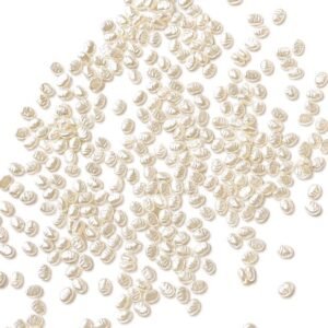 white pearl beads mini cut beads 50 piece