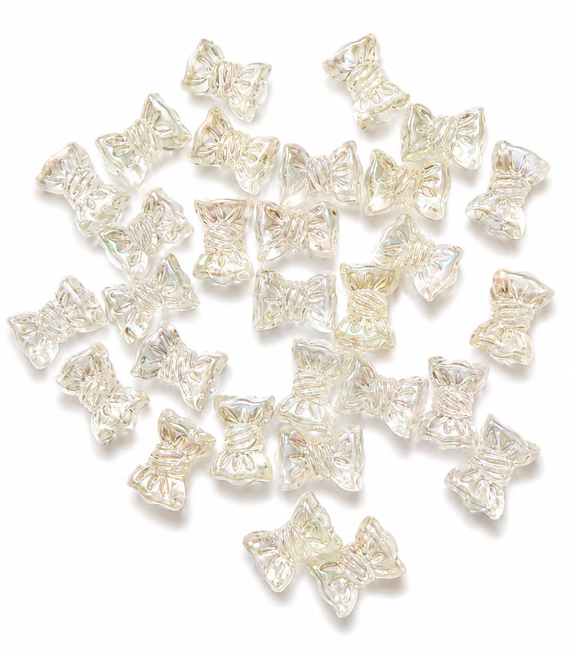 AB Crystal butterfly Acrylic Beads for Jewellery Making