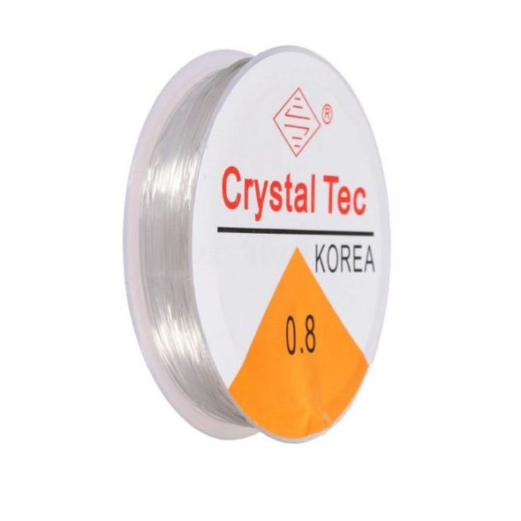 Premium Crystal Tec Elastic Beading Cord for Jewelry Making size 0.8
