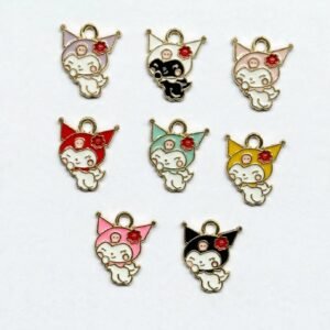 kuromi enamel charms combo mix colour