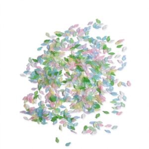 light Lil Leaf Shape Acrylic Beads – Mix Shade for Jewellery Making & DIY Crafts