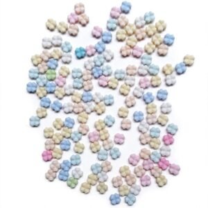 mini clover beads mix colour