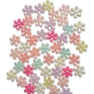 pastel flower mix beads