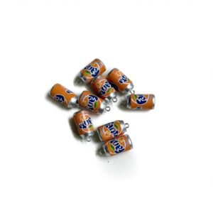 miniature fanta can charms (1 piece random)