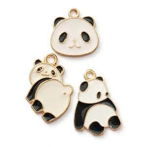 cute Panda enamel charms (1 piece random)