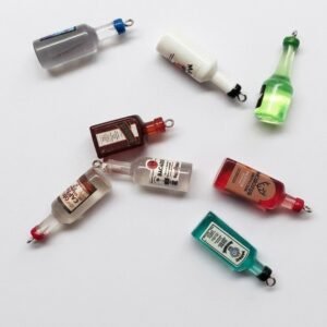 miniature drink bottle charms (1 piece random)