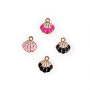 sea shell without pearl charms (random colour)