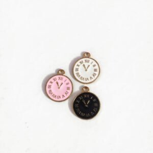 clock charm (random colour)