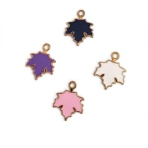 maple leaf charm (random colour)
