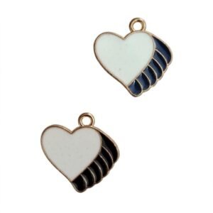 heart wing charm (random colour)