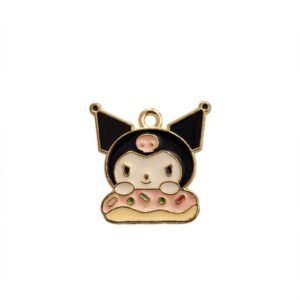 kuromi enamel charms