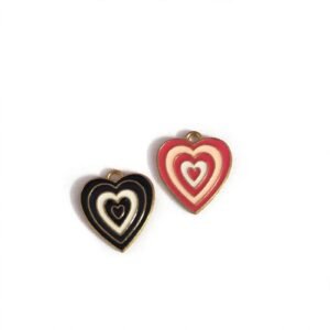layer heart charm (random colour)
