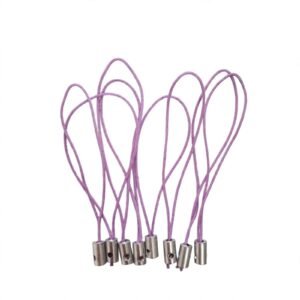 purple phone cord hanging for making phone charms