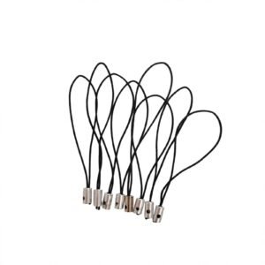 black phone cord hanging for making phone charms
