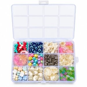 beads box combo with pearl, shells, 10 each design with box