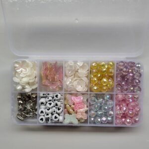 multicolour fancy beads box 10 compartment