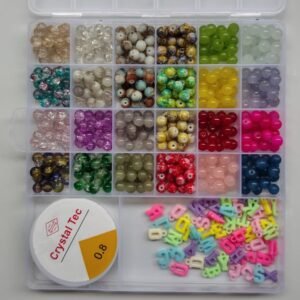 complete beads kit glass beads combo box