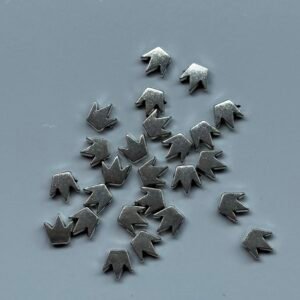 Antique silver crown charms,pack of 10 piece combo