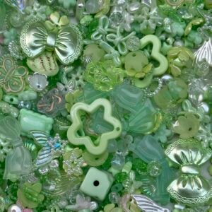 Mint meadow  mix beads soup (random beads )
